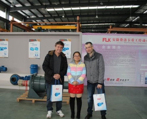 Brazil Clients Visited FLK Gearbox Factory