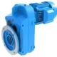 FAF series hollow shaft flange mounted parallel shaft helical gearmotor