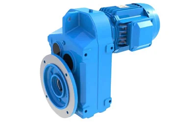 FAF series hollow shaft flange mounted parallel shaft helical gearmotor