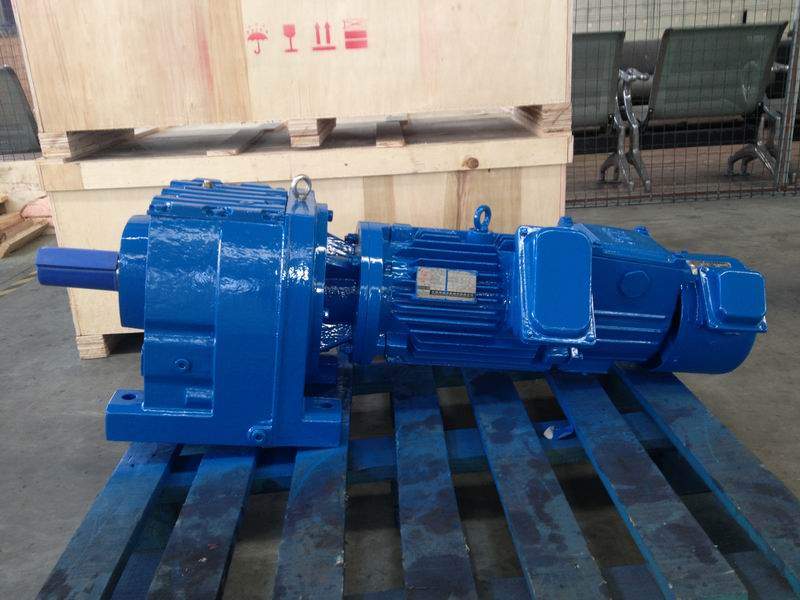 MRD Drive R97 Inline Helical Gear reducer with YZRF motor