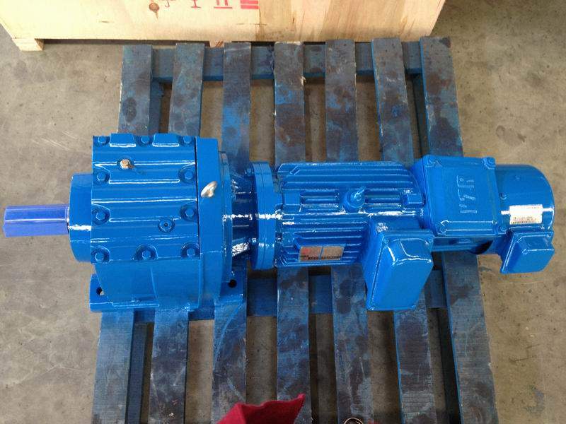 MRD Gearbox R97 Inline Helical reducer with YZRF motor