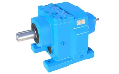 R-AD Inline Helical Geared motor with input shaft