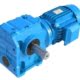 S worm helical gearmotor