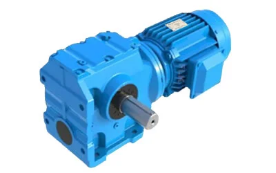 S worm helical gearmotor