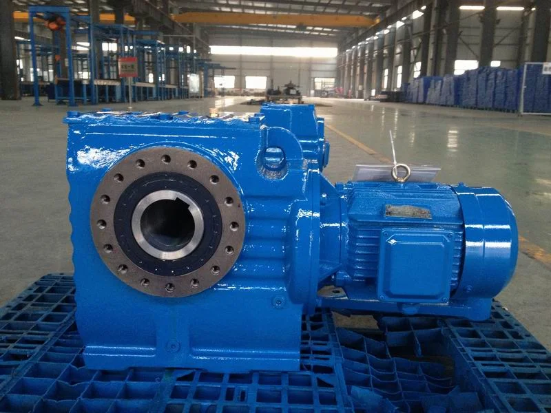 SA77 hollow shaft worm helical gearmotor