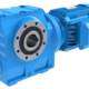SA hollow shaft helical gearmotor