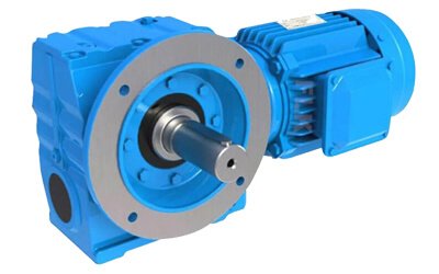 SF flange mounted worm helical gearmotor