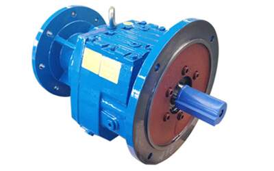Inline Helical Gearbox with Flange mounted