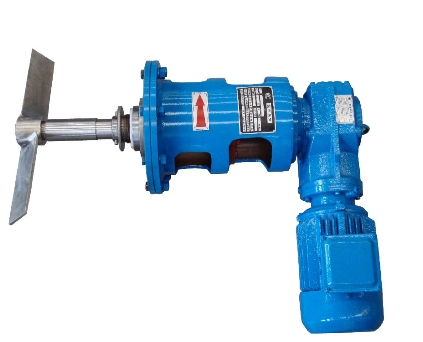 Hollow shaft gearbox for blender mixer