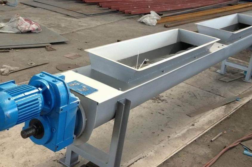 Parallel Shaft Helical Gearmotor for shaftless screw conveyor